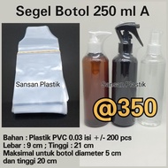 Plastic Bottle Seal 250 ML A Plastic Shrink Bottle 250ml Model A