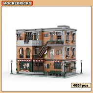 Kiến trúc nhìn đường phố hiện đại nổi tiếng Central Park và bạn bè Bar Căn hộ Khối xây dựng Mô hình