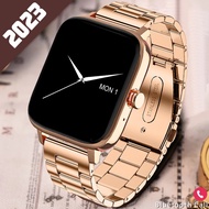 2023 Smart Watch Women Custom Dial Smartwatch For Android IOS Waterproof Bluetooth Call Music Watches Full Touch Bracelet Clock