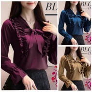 DINI WOMEN'S TOP, LATEST KOREAN STYLE BLOUSE, LATEST WOMEN'S FASHION, blouse women korean style, wom