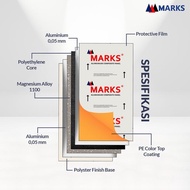 MARKS ACP 3 MM PE 0.05 1220 X 2440 MM SOLID