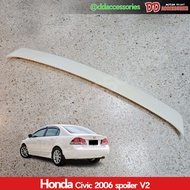 spoiler สปอยเลอร์ สปอยเลอร์หลัง civic 2006 2007 2008 2009 2010 2011 FD ทรงแนบ มีสองแบบ ไม่ทำสี ราคาพ