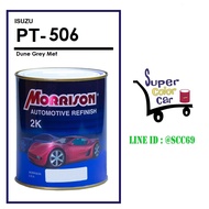 (PT-506) สีพ่นรถยนต์ มอร์ริสัน Morrison 2K - Dune Grey Met PT-506 - ISUZU - ขนาดบรรจุ 1 ลิตร