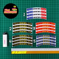 Motor’s Rim Sticker Printing & Laminated (Takasago Excel Asia /Takasago Excel Rim) takasago rimstick