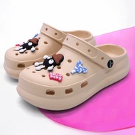 FENTINA Sandal Wanita Kekinian Sandal Baim Jelly Wanita Sandal Slop Wanita Sandal Kodok Wanita