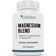 Biolor Magnesium Complex - 5 Bioavailable Forms of Magnesium in One Serving | Blend of 5 - magnesium