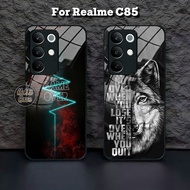 HP Realme C85 Case - Realme C85 Glass Softcase - Realme C85 Casing - Silicone For Realme C85 - Kesin