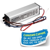 Chanzon LED Driver 1500mA (Constant Current Output) 18V-39V (in:100-240V AC-DC) (6-12) x5 30W 40W 50