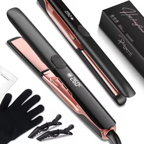 Ionic Hair Straightener Curler Keratin Treatment Hair Flat Irons for Frizzy Hair Recovers Damage Str