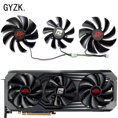 New For POWERCOLOR Radeon RX6700XT 6750 6750XT 6800 6800XT 6900XT 6950XT Red Devil OC Graphics Card 