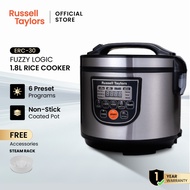 Russell Taylors Fuzzy Logic SMART Rice Cooker 1.8L ERC-30 (Steam Rack Included)