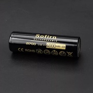 /- SOFIRN BATERAI 21700 4000mAh 3C HIGH DRAIN 37 VOLT RECHARGEABLE BATTERY. .