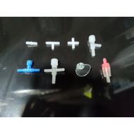 L valve, straight valve, 3-way split valve, split 2, split 3, glass suction