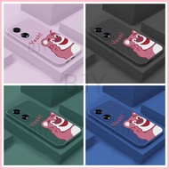 New Case Huawei Y9A Y6P Y6 Pro 2019 Y7 2019 Y7 Prime 2019 Y7A Y6 2019 Y6S Y5P Y6 Prime 2019 Y5 2018 Y5 Prime 2018 Y5 Lite 2018 Case Silicone Strawberry Bear Biye Phone Case