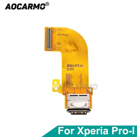 Aocarmo For Sony Xperia Pro-I XQ-BE72 Charging Port Type-C USB Connector Charger Dock Ribbon Flex Ca