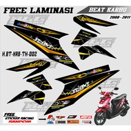 BEAT CARBURETOR STICKER - BEAT CARBURETOR MOTOR STRIP WITH COOL THAILOOK DESIGN