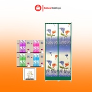 Lelaja_jkt Anti-Mosquito Magnetic Curtain Umbrella Nail Door Curtain/ MOTIF Size 90 x 210cm Y3967