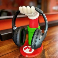 Mario Peripheral Headphone Hanger Computer Desktop Storage Game Headphone Stand Creative Ornaments D
