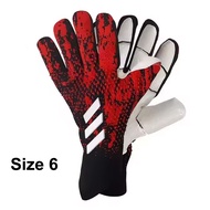 EQUITY 1Pair ยางหนา ถุงมือผู้รักษาประตู ป้องกันนิ้ว ป้องกันการลื่น ฟุตบอลแฮนด์ ใหม่ สะดวกสบาย ถุงมือ