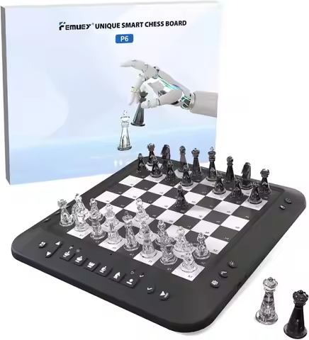 Electronic Chess Set, Board Game for Beginners – Great for Play & Practice