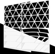 Kutrick Bike Reflector Stickers for Kids Adults - Bicycle Helmet Reflector Stickers for Night Riding