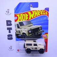 Hot Wheels Land Rover Defender 90 Cream Hotwheels