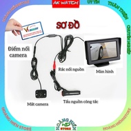 Camera cặp lề ViSmart mắt Led dán gương màn hình 43 inch điều khiển thủ công dễ dàng lắp đặt