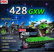 * FREE SHIPPING * TAGASAGO XW-RING 428GXW * NEON GREEN * RK SPROCKET CHAIN 428H 132H 132J