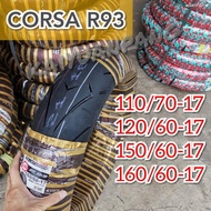 ★TYRE CORSA R93 PLATINIUM TUBELESS 160/60-17 150/60-17 120/60-17 110/70-17  250CC SUPERBIKE SIZE NINJA 250 DUKE 200 KTM