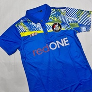 LIKZS X Sang Saka Biru Fc Travel Jersey DX3-LSE MOF 3428 Sublimation Polo Training Baju Berkolar Bol