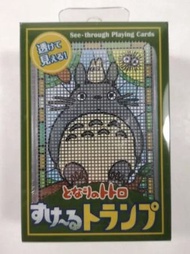 龍貓 透明神祕撲克牌(啤牌) 附收納盒