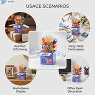 3D Pop Up Father's Day Greeting Box - Creative Gift for Party Decoration