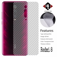 Garskin Carbon Xiaomi Redmi 8 / 8A  / 8A Pro / Note 5 pro / Redmi Note 9 / Note 9 Pro Anti Gores Pelindung Belakang Hp Xiaomi Redmi 8 / 8A Violette Design Skin Back 3D Film - PROMO