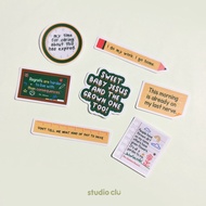 ABE Abbott Elementary Vinyl Sticker Set | Sitcom Matte Waterproof Journal Laptop Deco | studio clu