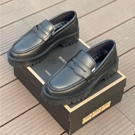 Giày Nam Giày Lười Nam Loafer Da Xít Đế Chucky Màu Đen Giày Da Nam Kiểu Dáng Công Sở Cao Cấp Mã 2526