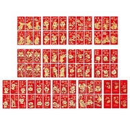 HORAC บรอนเซอร์ ปีกระต่าย กระเป๋าใส่เงิน เทศกาลฤดูใบไม้ผลิ Bao วันเกิดของสตรี กระเป๋าสีแดง ซองสีแดงจีน ถุงสีแดง ซองการ์ตูนสีแดง