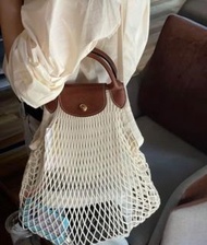 Longchamp 織網袋 Le Pliage Filet Mesh Tote Bag 單肩包 手提袋 手拿包