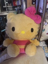 黃色Hello Kitty大毛公仔 46cm