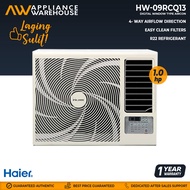 Haier HW-09RCQ13 1.0 HP  Digital Window Type Aircon  Inverter Grade R410 Refrigerant  10.9 Energy Rating  Blue Fin Anti-corrosion Paint  100% Copper Pipes