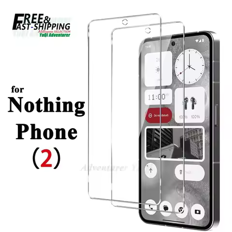Screen Protector For Nothing Phone 2 Tempered Glass High Aluminum 9H HD Clear Transparent Case Frien