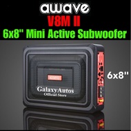 Awave V8M ll 6x8" Mini Slim Active Subwoofer