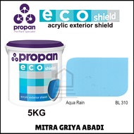 Cat Dinding Luar / Cat Tembok Eksterior Propan Eco Shield 5KG All Time Favourite Colors / PROPAN