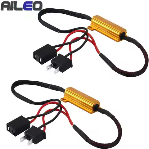 50W H1 Car Load Resistor Error Canceller H3 H7 H11 9006 hb3 hb4 h9 h8 h10 LED Decoder Canbus Free Wi