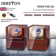 IBBETON British Imported Watch Winder Mechanical Watch Watch Box Storage Box Rocker Rotary Placer Piano Lacquer, 5-Stop Mode, Single Watch Craftsman Design
