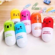 ปากกาแคปซูล  ปากกาลูกลื่น ปากกาแฟชั่น capsule ballpen มีสินค้าพร้อมส่ง Sweet.T