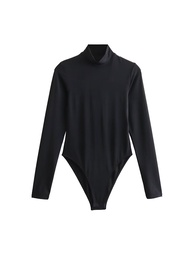 HalloweenThời trang nữ cổ lọ áo dài tay áo liền quần hàng đầu Quần tất giản dị nữ bodysuit nữchristm