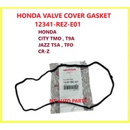 HONDA VALVE COVER GASKET  12341-RE2-E01  HONDA  CITY TMO , T9A  JAZZ T5A , TFO  CR-Z