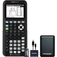 Texas Instruments TI84 Plus CE Graphing Calculator Black with Color Screen Builtin Applications Incl
