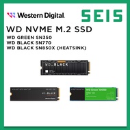 Western Digital WD Green SN350 WD Black SN770 WD Black SN850x (HEATSINK) Nvme M.2 2280 SSD
