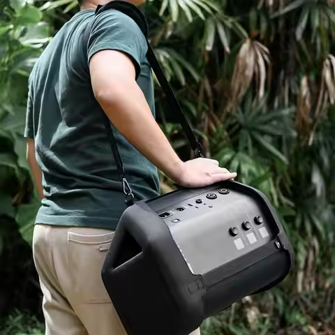 Carrying Case EVA Protective Cover with Shoulder Strap Travel Bag Speaker Cover for Bose S1 PRO+ Por